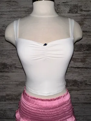 Edikted Top Crop White  thumbnail 3