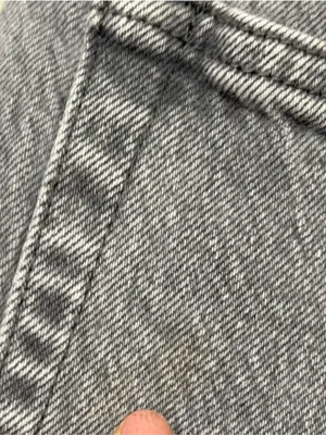 Abercrombie The 90s Straight Jeans Ultra High Rise Gray Wash Size 10 thumbnail 8