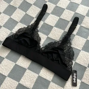 NWT BootayBag Black Lace Bralette thumbnail 1