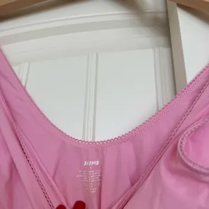 SKIMS Light Pink Bubblegum Picot Bodysuit thumbnail 6