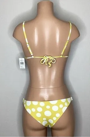 Anthropologie New. WET L.A. polka dot bikini. Small. Retails $166 thumbnail 2