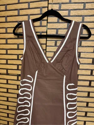 Petal & Pup Alexa Brown Dress Size Small thumbnail 5