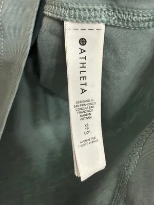 Athleta Breezy Scoop V-Neck Tee Willow Green Women’s XS thumbnail 5