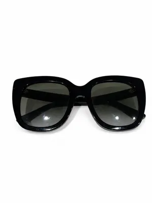 Gucci GG Logo Oversized Square Black Sunglasses Classic Black Cat-Eye Sunglasses thumbnail 4