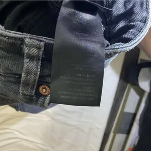 Free People We The Free High Rise Distressed Black Jeans 28 Casual Bikercore thumbnail 10