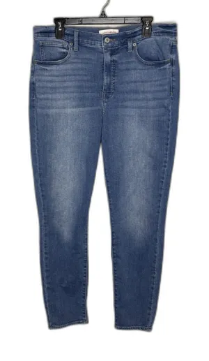 Lucky Brand Light Wash Skinny Jeans Womens 14/32 R Blue Mid Rise Stretch Denim thumbnail 1