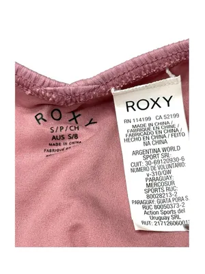 new Roxy ☀︎︎ Stay Golden Textured Ruched Mini Bikini Bottom ☀︎︎Lilac Pink ☀︎︎ S thumbnail 11