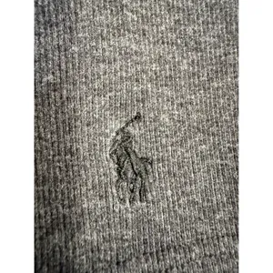 Polo Ralph Lauren Stretch Rib V Neck T Shirt Gray Size L Short Sleeve Logo‎ thumbnail 5