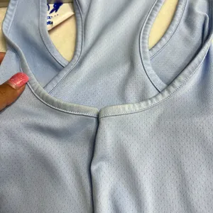 Gymshark Periwinkle Mesh Relaxed Tank Small Women thumbnail 8