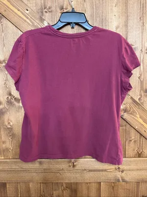 Dubble Bubble Women’s XXL Juicy Graphic T-Shirt Burgundy Retro Candy Tee(9345) thumbnail 3