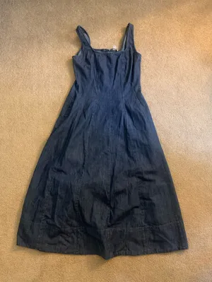 Free Assembly Denim Midi Dress thumbnail 1