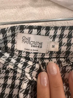 NA-KD houndstooth flared pants  thumbnail 5