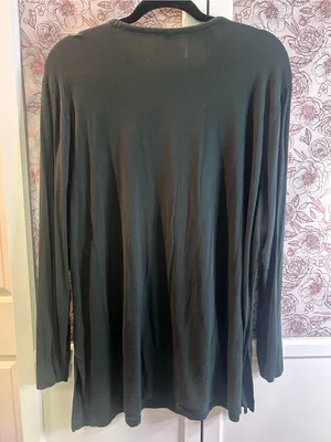 Old Navy Forest Green Long Sleeve Tunic Top thumbnail 3