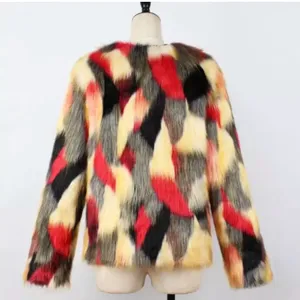 NEW Womens Shabby Faux Fur Jacket Lined S thumbnail 6