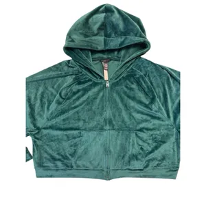 Victoria's Secret Green 2 Piece‎ Velour Tracksuit Outfit Y2K Inspired Size XXL thumbnail 3