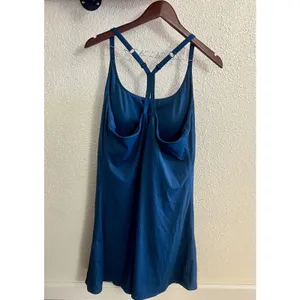 Women’s Size 2X‎ Athletic Outdoor Gorpcore Dress W/Shorts Liner, Dark Teal EUC thumbnail 2
