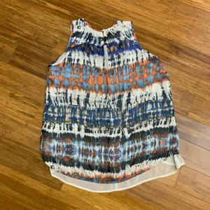 Daniel Rainn Womens Multicolor Sleeveless Top Blouse Size Medium Chiffon Summer‎ thumbnail 4