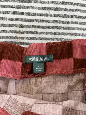 Target Wild Fable Corduroy Checkered Mini Skirt thumbnail 2