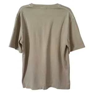 Agolde Asha Beige Short Sleeve Cotton T-Shirt Size Medium USA thumbnail 2