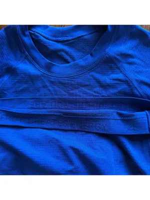 Lululemon Swiftly Tech Cropped Short Sleeve 2.0 Clubhouse Blue Size 4 NWT thumbnail 5