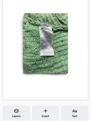Free People On Your Side Mint Green Cable Knit Pullover Cropped Sweater Sz-Small thumbnail 5
