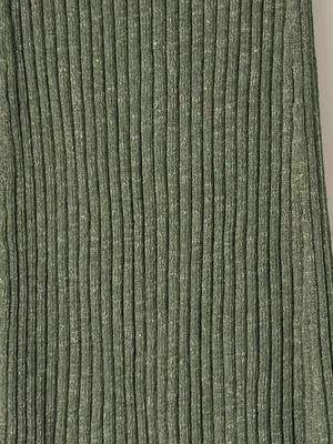 Free People better days midi skirt ribbed knit green size medium bohemian fall thumbnail 8