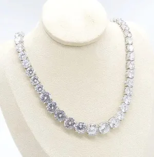 18” Silver Sterling 100% Cz Diamond. thumbnail 4