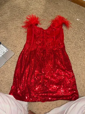 Red Homecoming Dress thumbnail 3