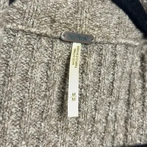 Free People Cuddle Bear Admiral Sweater Cardigan Jacket Brown Size Medium thumbnail 3