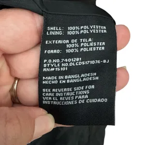 d.e.t.a.i.l.s INTL Black Hooded‎ Rain Jacket Water Resistant Mesh Utility M thumbnail 13