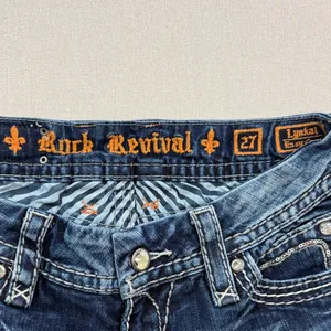 Rock Revival Blue Straight Leg Jeans thumbnail 3