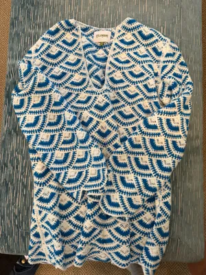 Celandine Coverup Blue Size M/L thumbnail 1