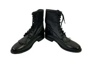 BM Women's Tall Black Boots Size 8 thumbnail 3