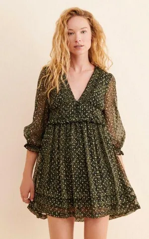 Urban outfitters cheetah print mini dress Medium thumbnail 1