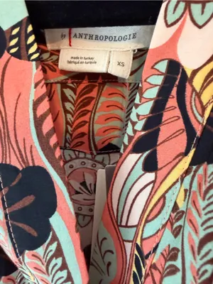 Anthropologie The Somerset Maxi Dress Pink Rose Floral XS NEW thumbnail 6