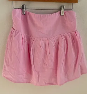 Peppermayo Pink Smocked Mini Skirt XS Ruffle Fairy Coquette thumbnail 1