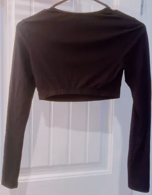 Adika Black Crop Top thumbnail 2