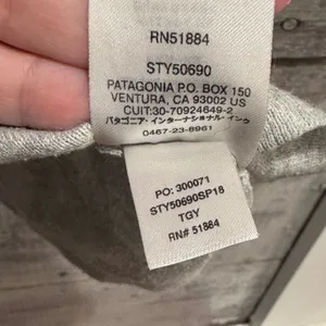 1472 | Patagonia Wornwear Lightweight Cotton Blend Sweater Gray Women S Gorpcore thumbnail 7