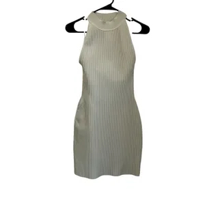 Babaton Aritzia‎ Sculpt Knit Halter Bodycon Mini Dress Womens S thumbnail 2