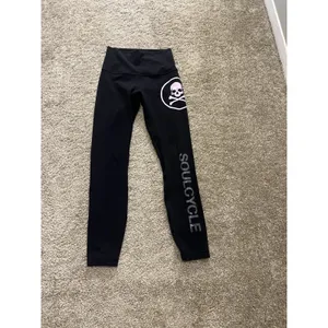Lululemon Align High Rise Black Sz 4 Pant - 25" Skull Soul Cycle Retail $98 thumbnail 4