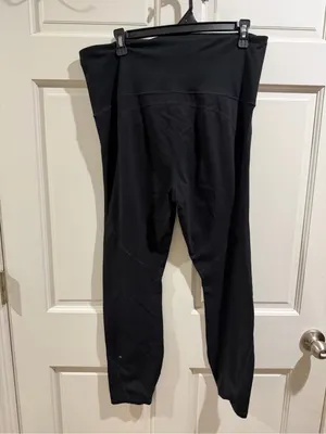 GAP Black GapFit Maternity Sculpt Compression Leggings Size large thumbnail 3