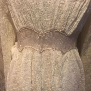 Free People Ivory Lace Cardigan Button Blouse Size M thumbnail 6