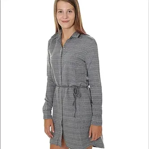 NWT Roxy Crazy Whisper Long‎ Sleeve Shirt Dress Size Small thumbnail 10