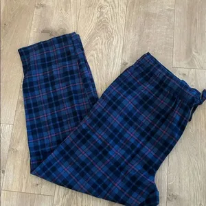 Old Navy Two Piece Pajama Sleepwear, Blue/Red Flannel, Size XXL, NWT thumbnail 3