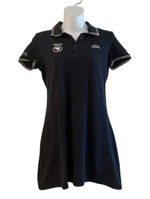 Lacoste Navy Blue France Golf Polo Dress thumbnail 1