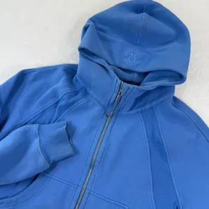 Lululemon Scuba Oversized Full Zip Hoodie Blue Women M/L‎ Fleece Jacket thumbnail 2