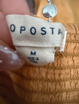 Aeropostale Yellow Tank Mustard Top thumbnail 3