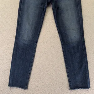 AGOLDE Sophie High Rise Skinny Jeans Dark Wash Raw‎ Hem A018-3005 Womens 27 thumbnail 7