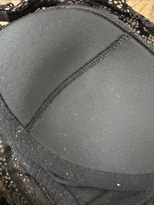 Victoria's Secret Black Lace Bralette with Racerback Detail thumbnail 4
