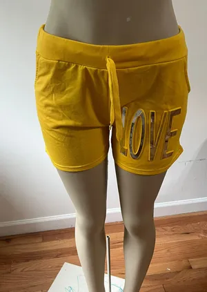 Women Short Yellow Size M thumbnail 4